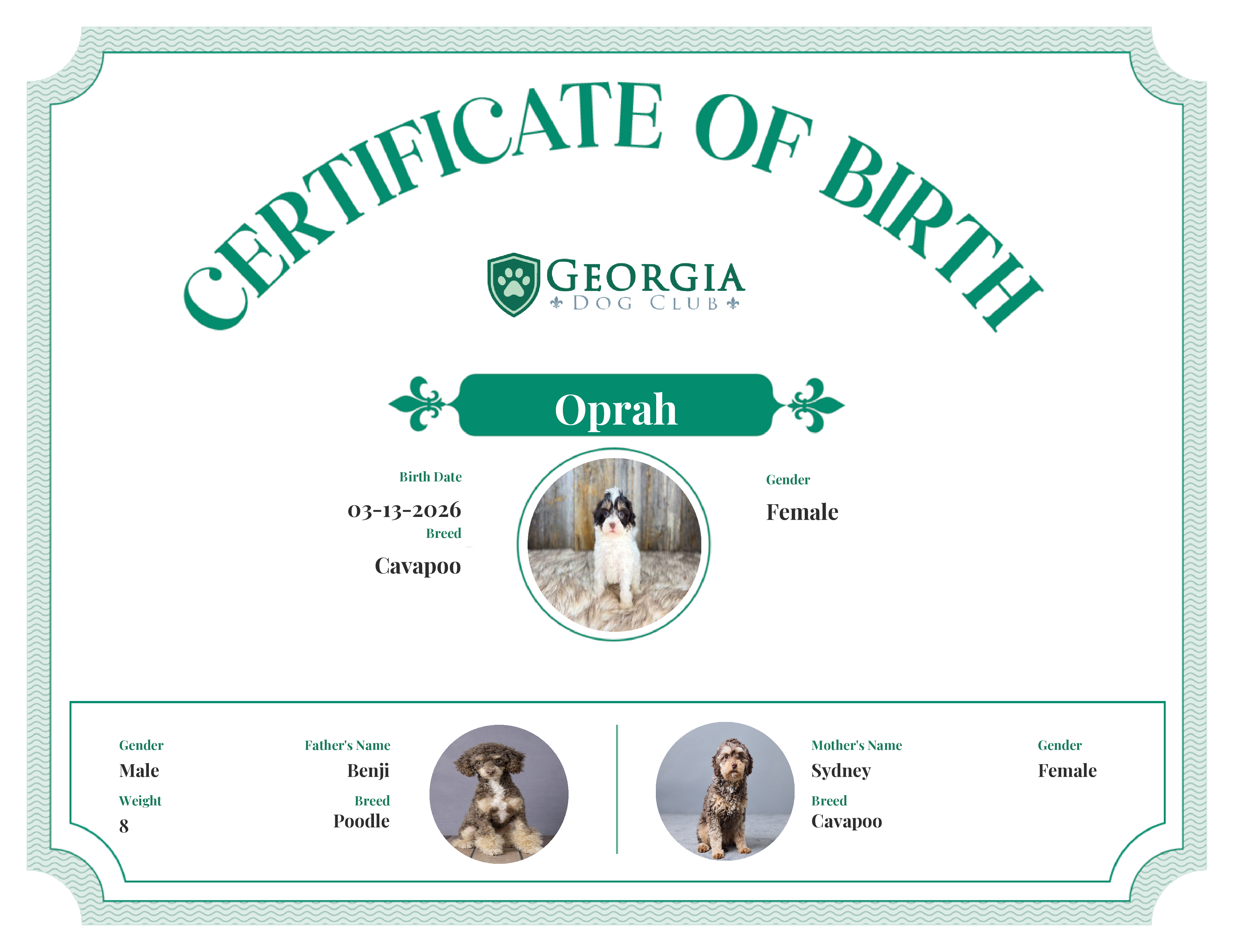 Oprah's Birth Certificate