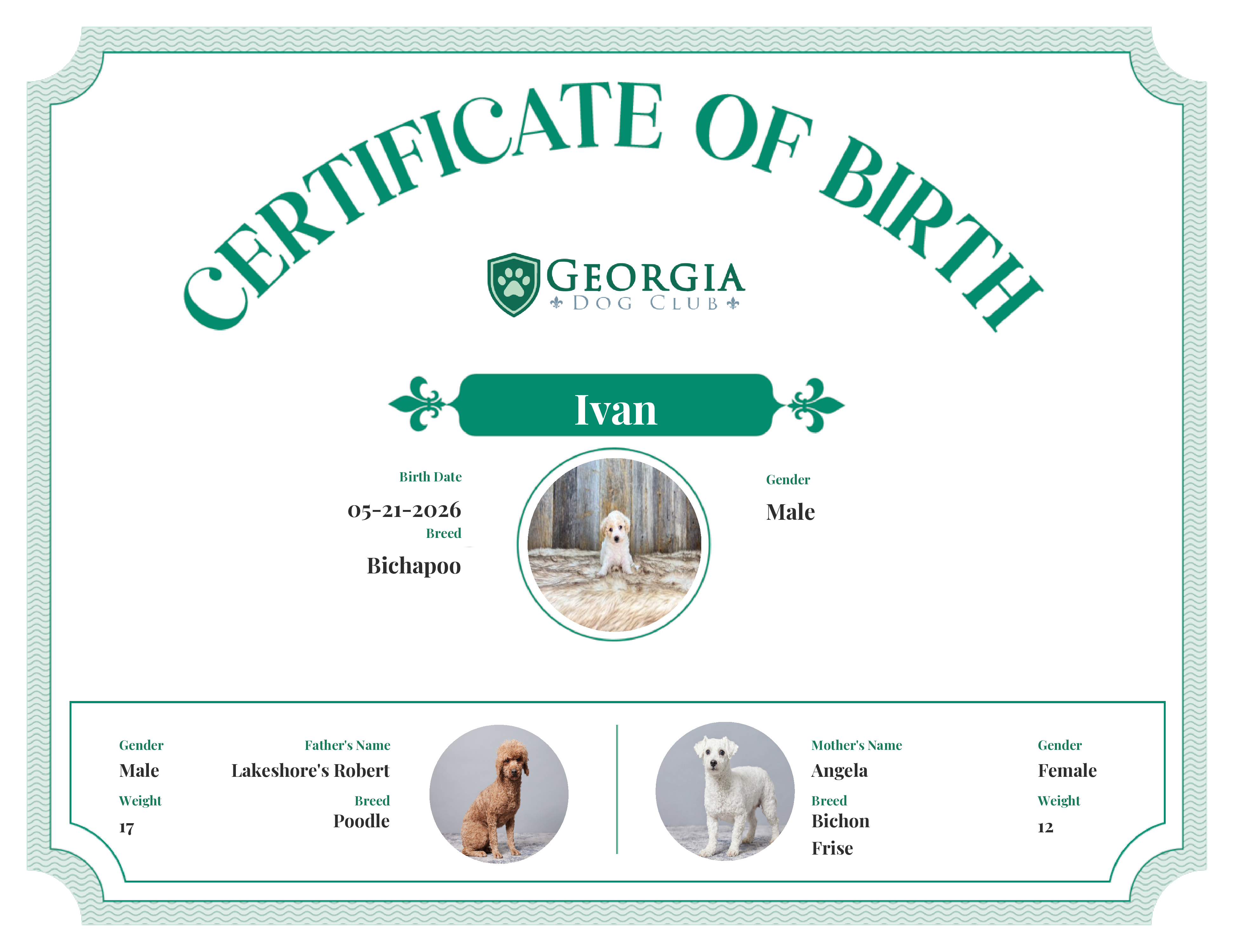 Ivan's Birth Certificate