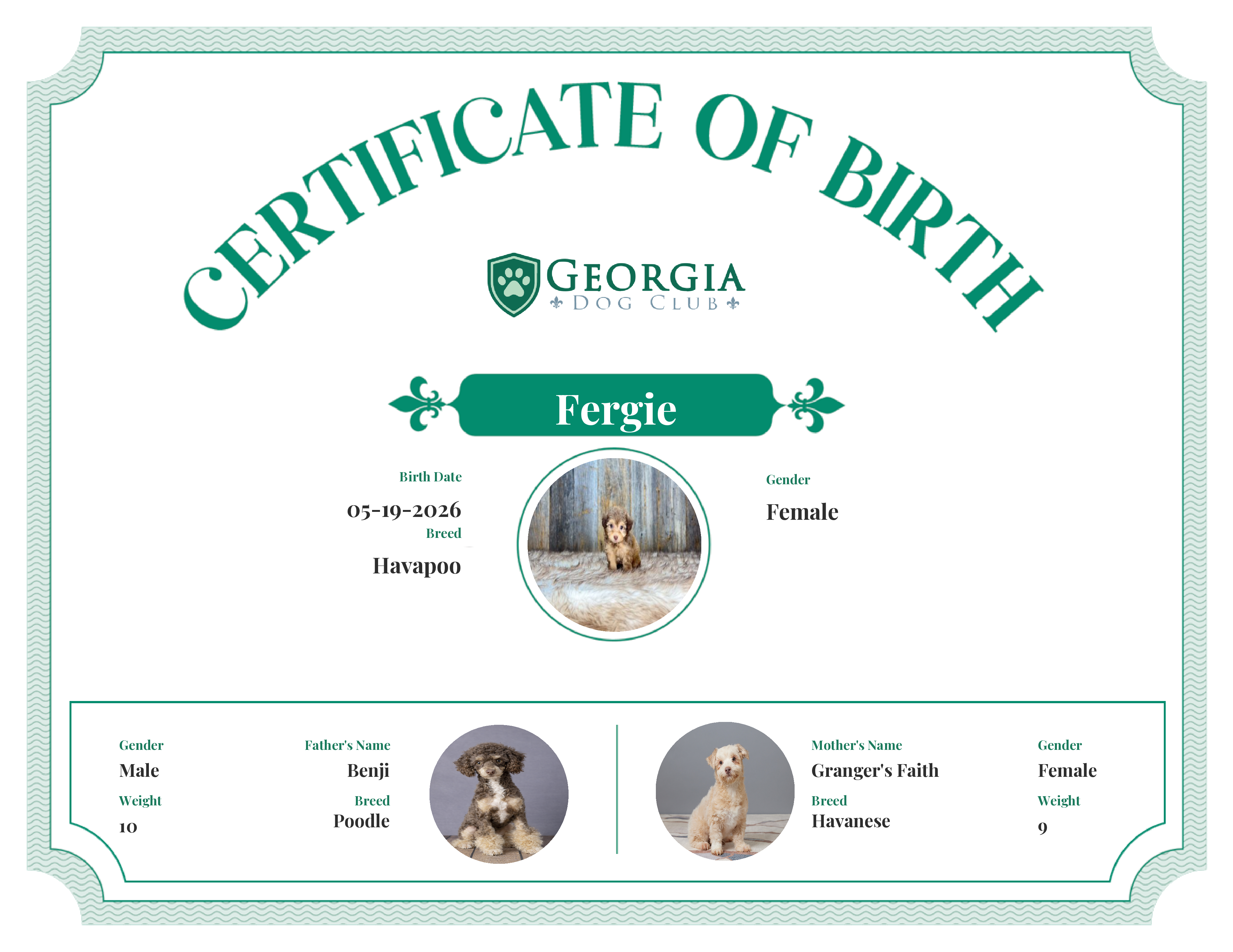 Fergie's Birth Certificate