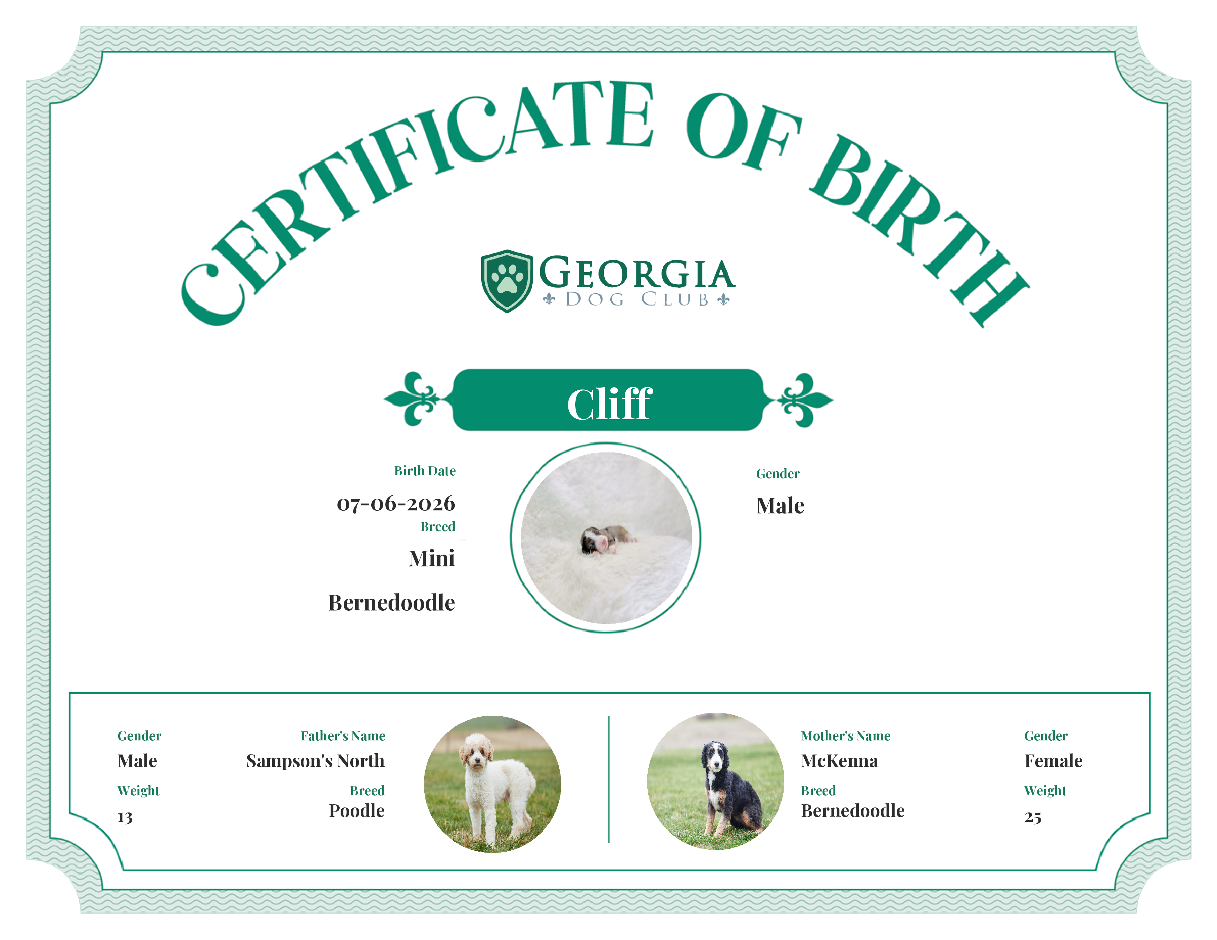 Cliff's Birth Certificate