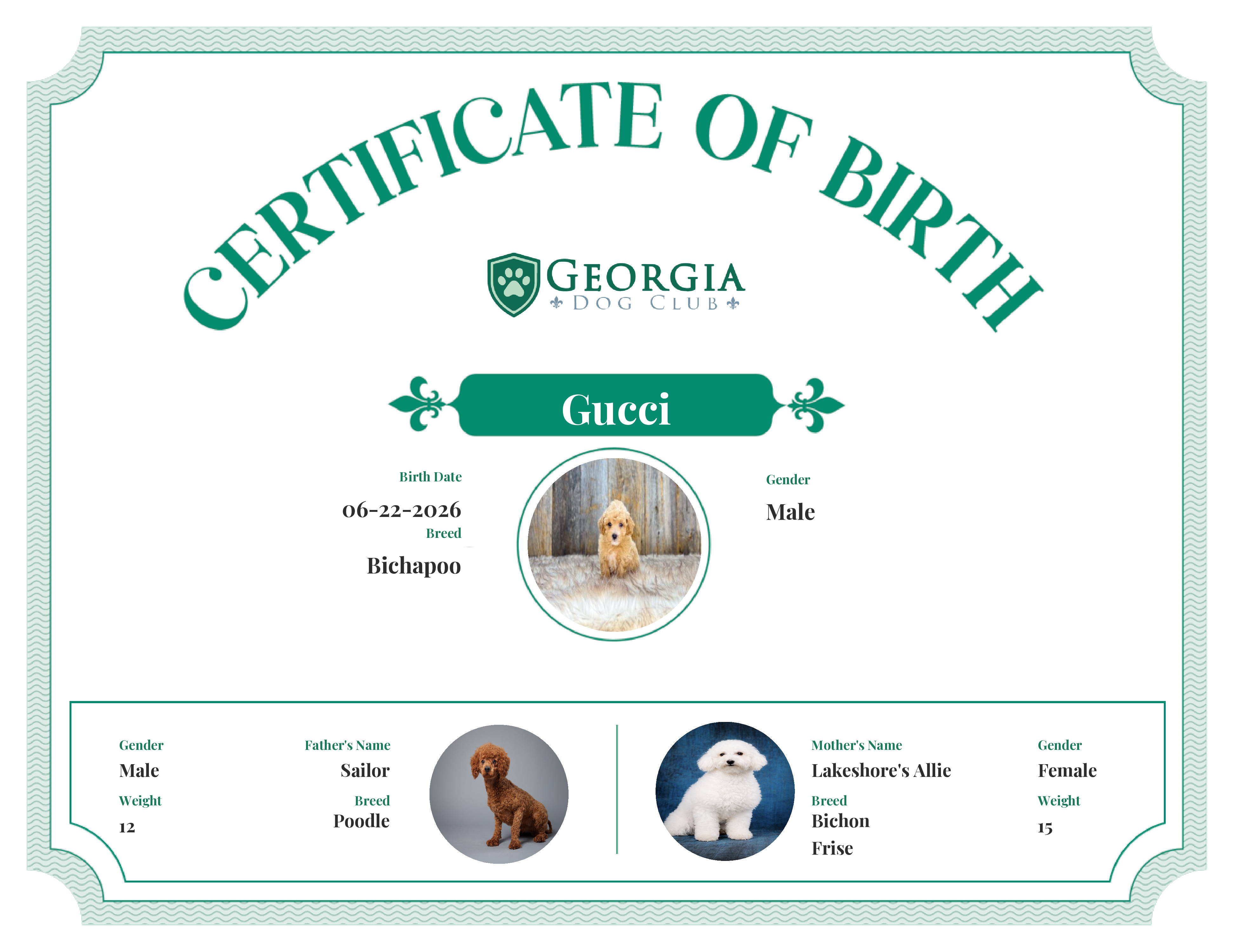 Gucci's Birth Certificate